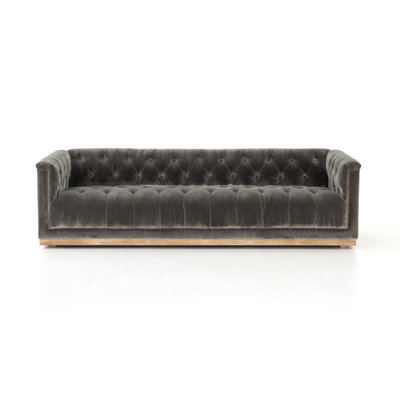 Byer 95" Tuxedo Arm Sofa