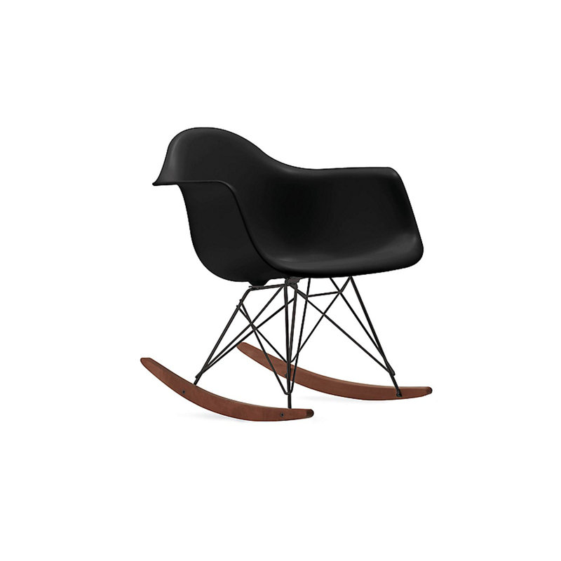 Chaise à bascule Phillips, Noir
