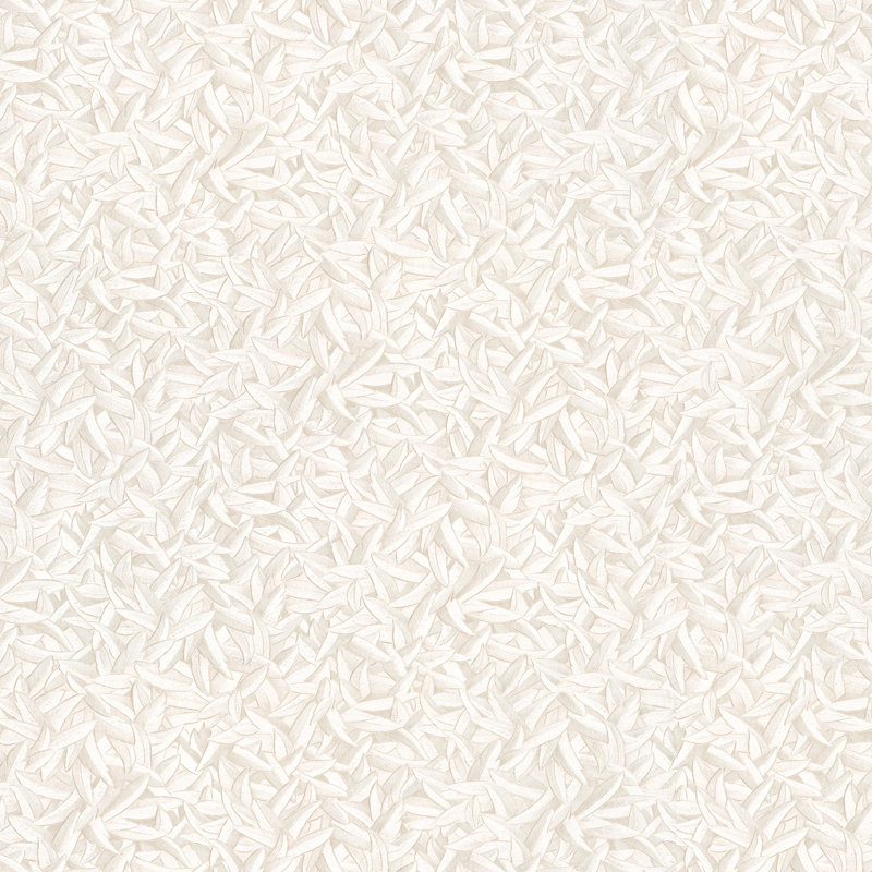 Minoris Textured Leaves Sheen Wallpaper Roll, Beige