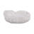 Geometric Wooden Snail Figurine Object for Table Decor - Sculptural Statue Accent for Living Room or Home Decoration - White-1101925910