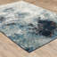 Tapis bleu abstrait Ronny-888798833