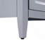 Meuble-lavabo de 20,3 po avec lavabo, tiroir fonctionnel, tablette de porte, porte à fermeture douce, gris-978549013