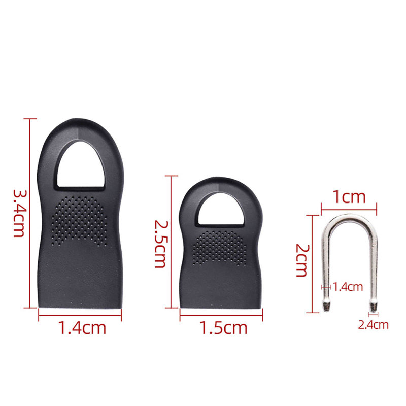 Ensemble d'extracteurs à fermeture à glissière 5 pièces pour vestes et sacs en duvet