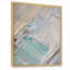Artistic Beige Light Blue Strokes - Art sur toile moderne et contemporain-479474622-479474631