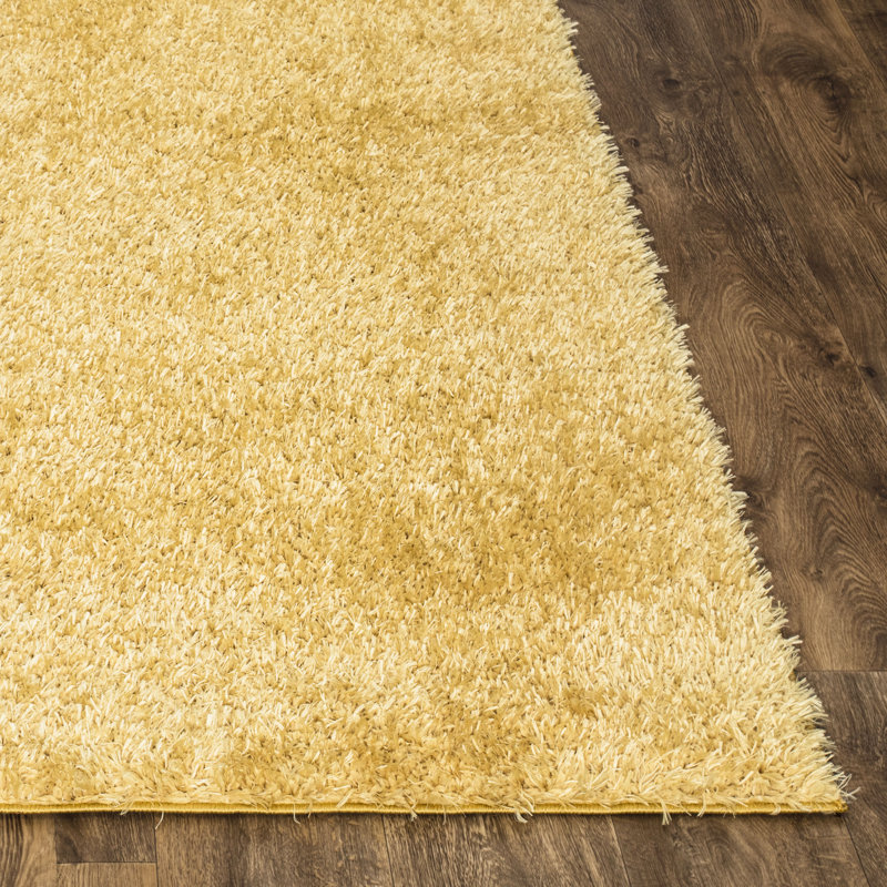 Ahyanna Solid Colour Shag Area Rug, Runner 60 x 220cm