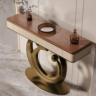 Italian-style light luxury console table