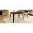 [Video] Dining Table Solid Wood Legs, Black