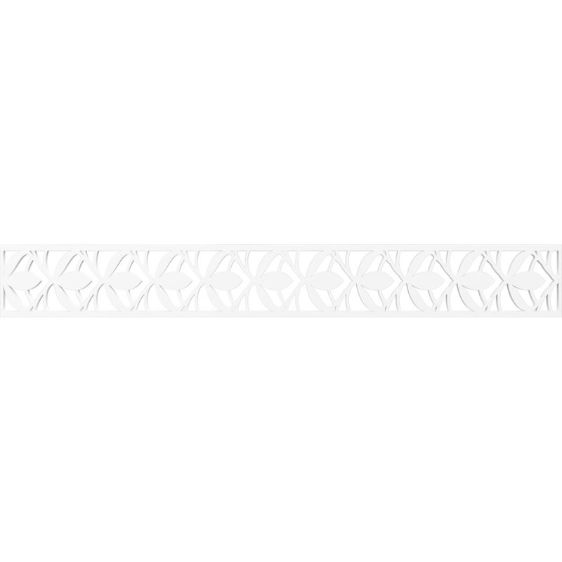 Moulure à panneau Salem, H 6 po x l 46,5 po x P 0,38 po, PVC de qualité architecturale