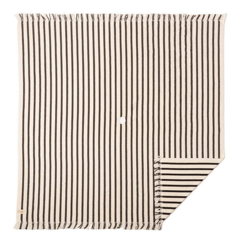Beach Blanket, Black/White