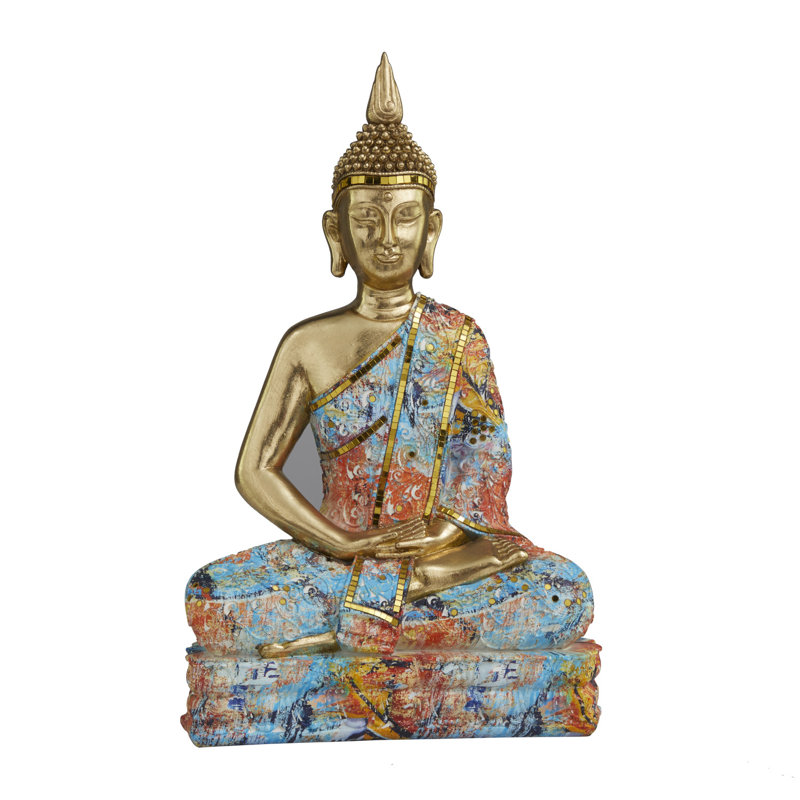 Madisun, sculpture de Bouddha en résine Novogratz