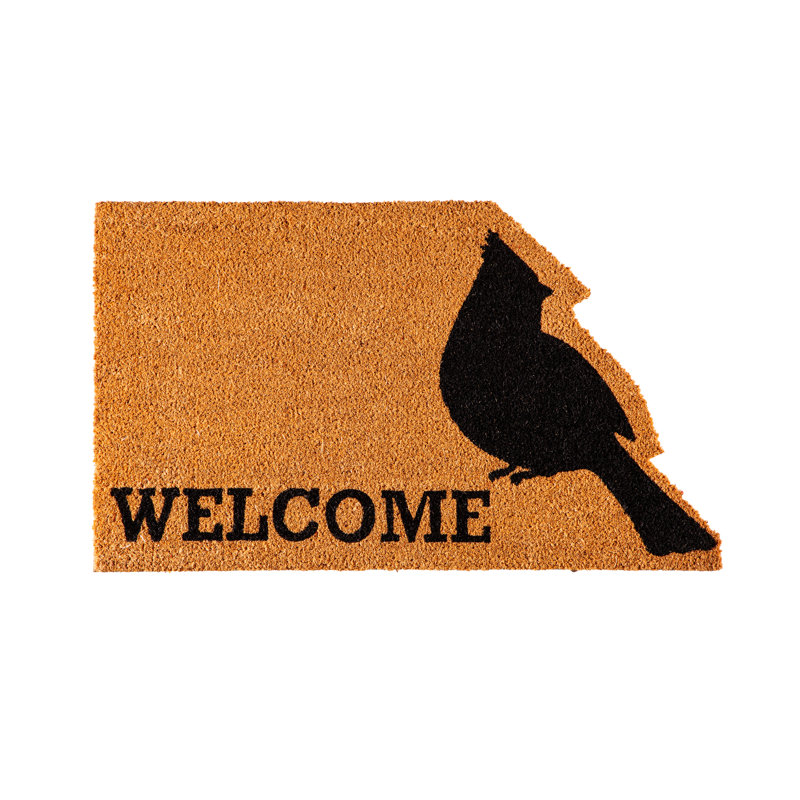 Tapis en fibre de coco Cardinal Welcome