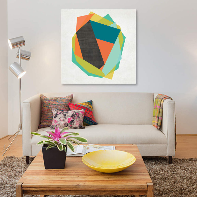 « integer ii », art sur toile, H 12 po x l 12 po x P 0,75 po, Toile tendue