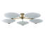 Cologne Flush Mount in Vintage Brass