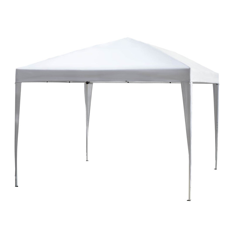 Abri de jardin escamotable en acier l 10 pi x P 10 pi Jenifer, Gris