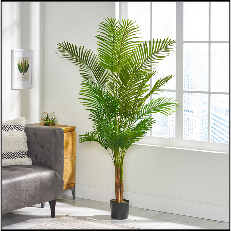 180CM ARTIFICIAL PALM TREE, 71" H x 43" W x43" D