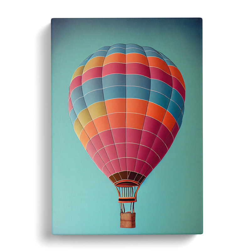 Pernilla Hot Air Balloon Traditional Vol.3 - Wrapped Canvas, 76cm H x 50cm W x 3cm D