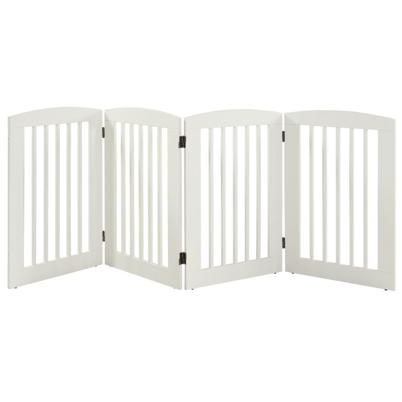 Barrière pour animaux Daniella, Grand (H 36 po x L 96 po x L 0,75 po), Blanc