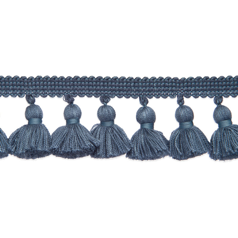 Modern Tassel Fabric, Denim