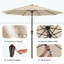 Parasol de marché d'extérieur 9 pi avec inclinaison et manivelle-1808866153