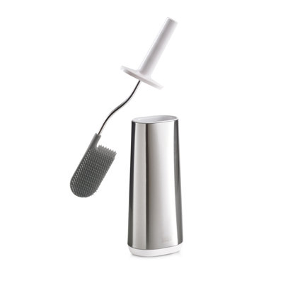 Joseph Joseph Flex Plastic and Stainless Steel Toilet Brush and Holder