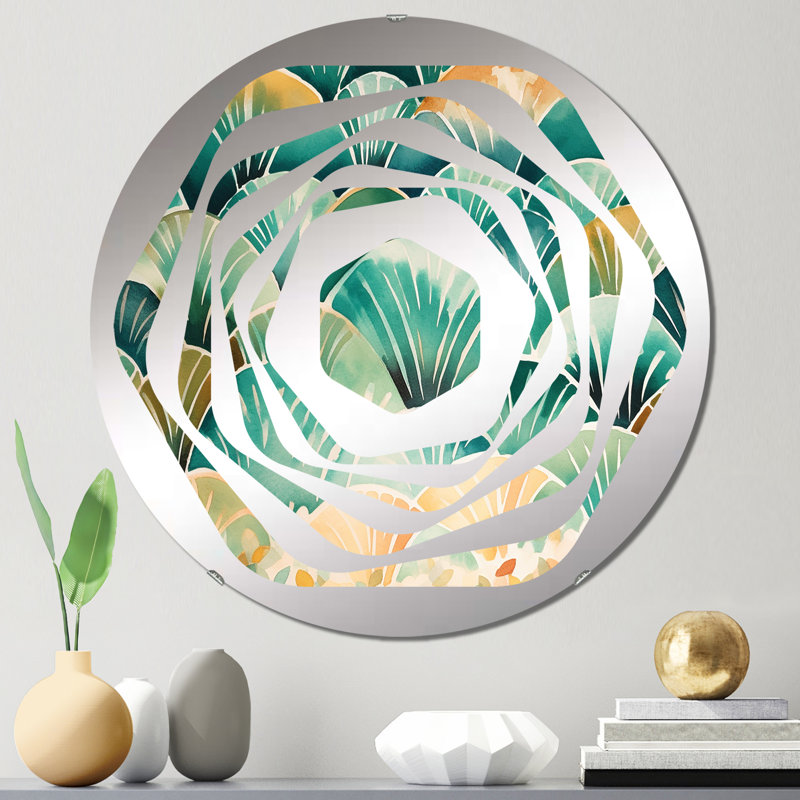 Giovanetta - Miroir décoratif Amorphe, 23,6 po x 23,6 po
