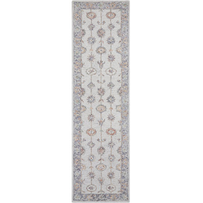 Tapis oriental en laine touffeté à la main crème / lavande / vert clair Spice Market