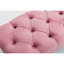 Repose-pieds capitonné en velours avec repose-pieds-347632137