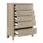 Commode de rangement à cinq tiroirs Classic