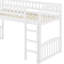 Lit mezzanine simple avec glissoire et échelle