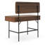 Alder Two Drawers Dressing Table with Mirror-2146844638