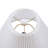 Textured Ceramic Table Lamp with Fluted Fabric Shade See below