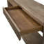 Table de 72 pouces de large avec 2 tiroirs dissimulés, bois massif brun +, fonction de fermeture en douceur, idéale pour ranger les clés et le courrier, finition grain de bois rustique bicolore, bois + matériau, mécanismes, minimaliste