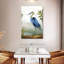 «Blue Heron», reproduction sur toile-54419781