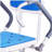 Shower Chair 360° Swivel Bathtub Shower Seat with Pivoting Arms 400LBS