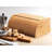 Assante Food Bread Storage Container Bamboo Bread Bin Storage Counter Top Roll Top Bread Box