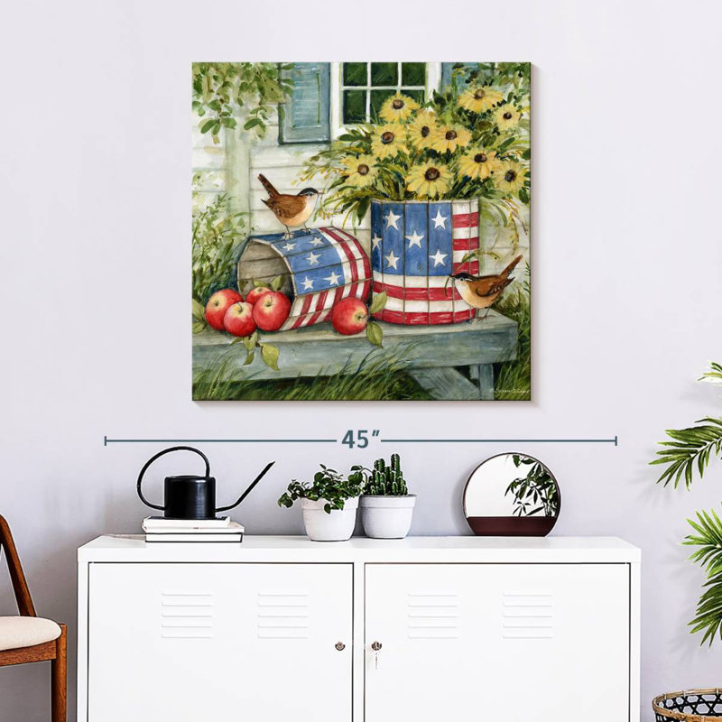 Lelar Old Glory II, 30" H x 30" W