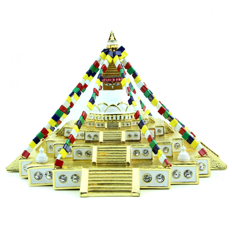Sculpture stupa en Bejeweled de Feng Shui