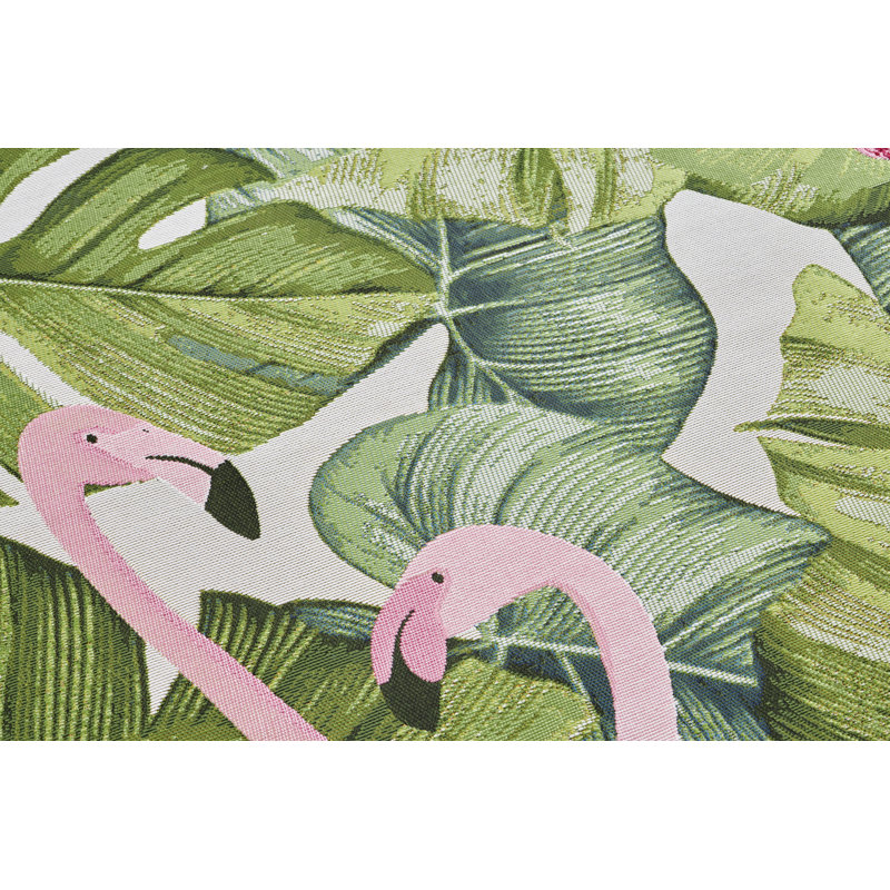 Flamingo Green Indoor/Outdoor Rug, Rectangle 160 x 235cm