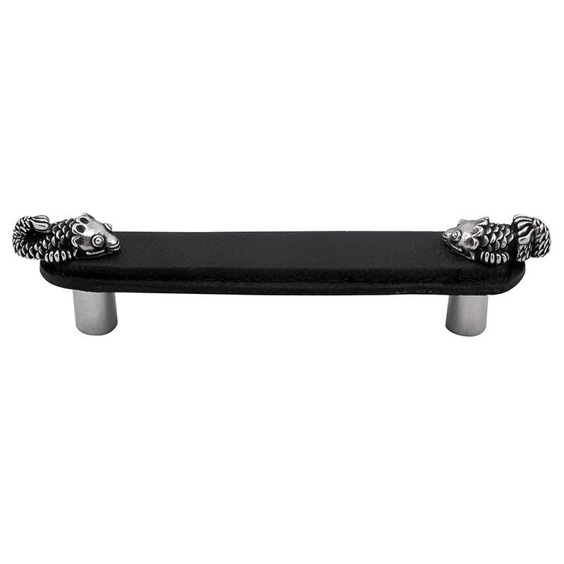 Pollino Bar / Handle Pull, Antique Silver