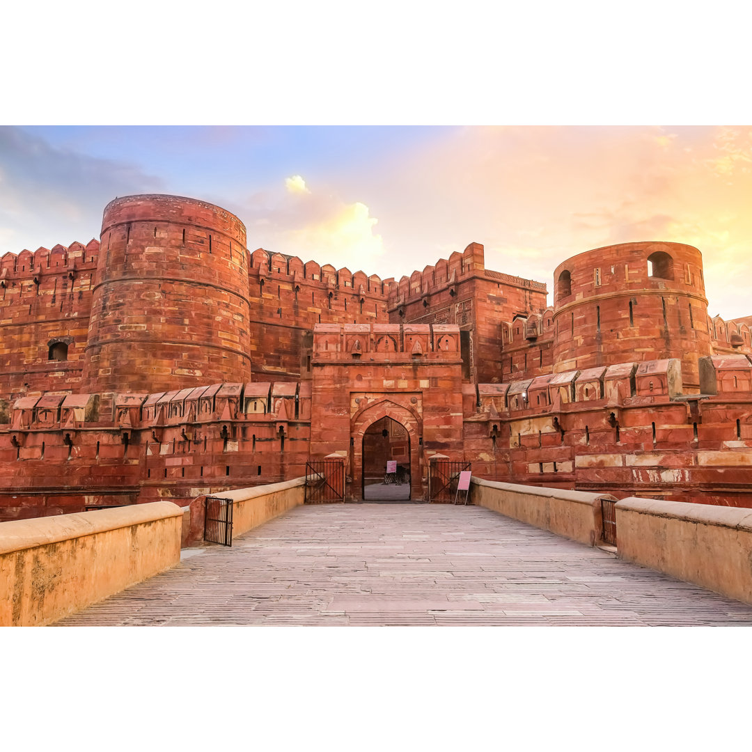 Agra Fort, Indien - Foto auf Leinwand