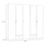 5 Door Manufactured Wood Wardrobe