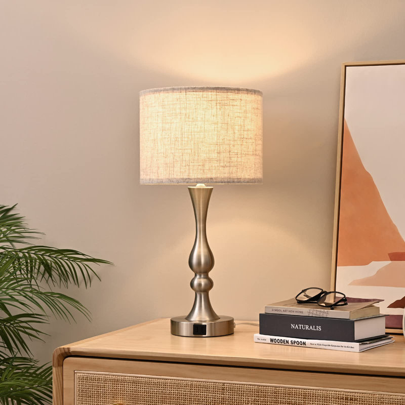 Delvante Metal USB Table Lamp
