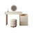 Makeup Vanity with Light mirror,5 drawers,1 chair