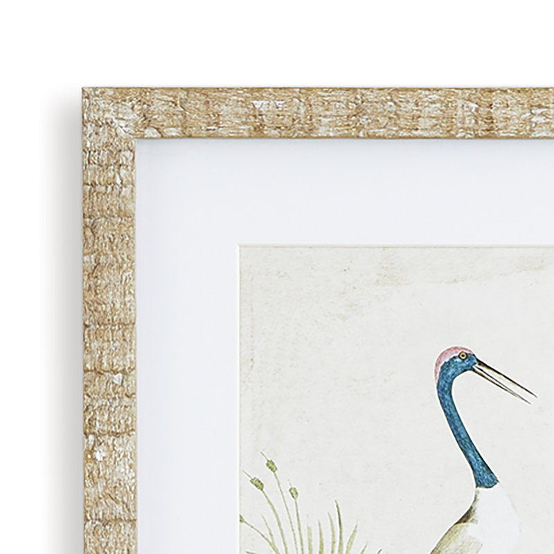 Hwan Wading Bird - Ensemble de 2 peintures encadrées