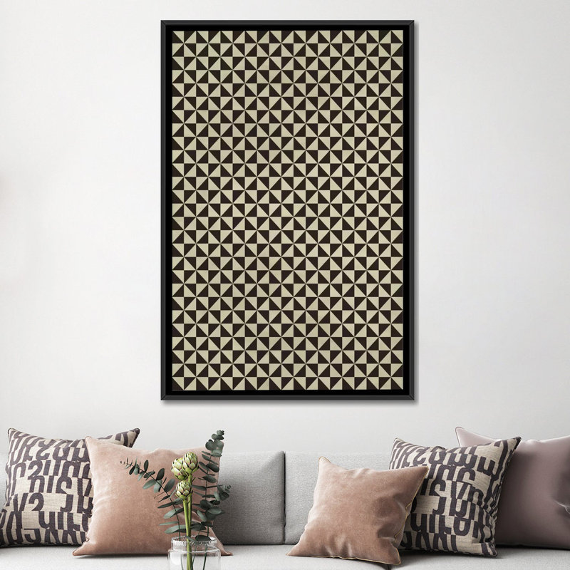 Albree Modern, impression sur toile, H 60 po x l 40po x P 1,5 po, Pas de tapis, Toile tendue