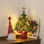 Arbre de Noël artificiel de table 22 po avec 30 lumières DEL et 24 ornements de Noël