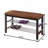 Metal Shoe Bench With Shelves