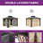 Outdoor Aluminum Patio Gazebo UV Resistant Sunshine Shelter-95003454