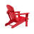 Laguna Foldable Outdoor Adirondack Chair With Ottoman-70377194