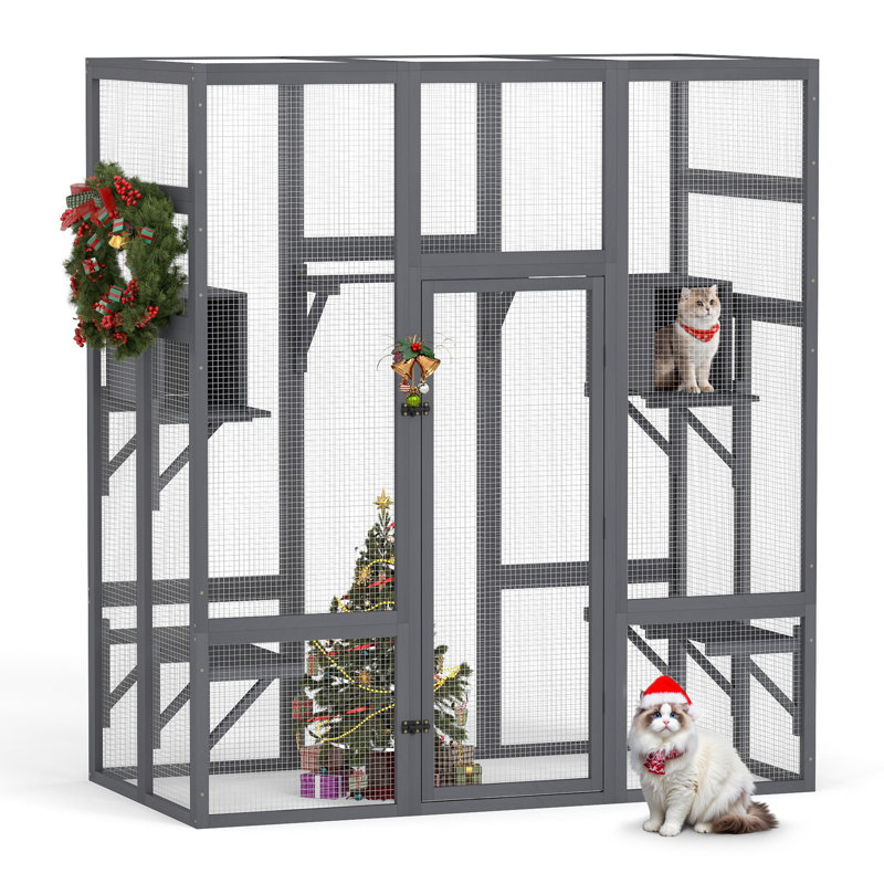 Cat Cage, Grey